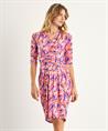 Marivie Slinky Kleid Schmetterlingsdruck