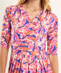 Marivie Slinky Kleid Schmetterlingsdruck